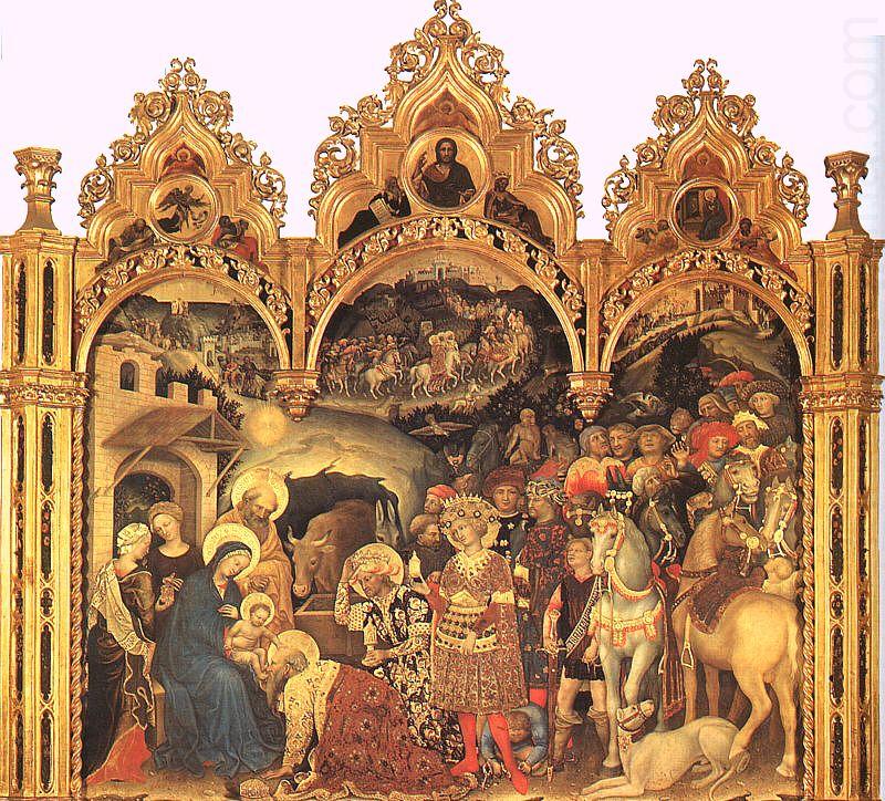 Gentile da  Fabriano The Adoration of the Magi3 china oil painting image